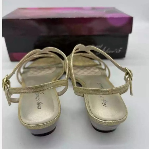 Easy Street Alive 5 Royalty Wedge Sandals 7.5M - Picture 4 of 9